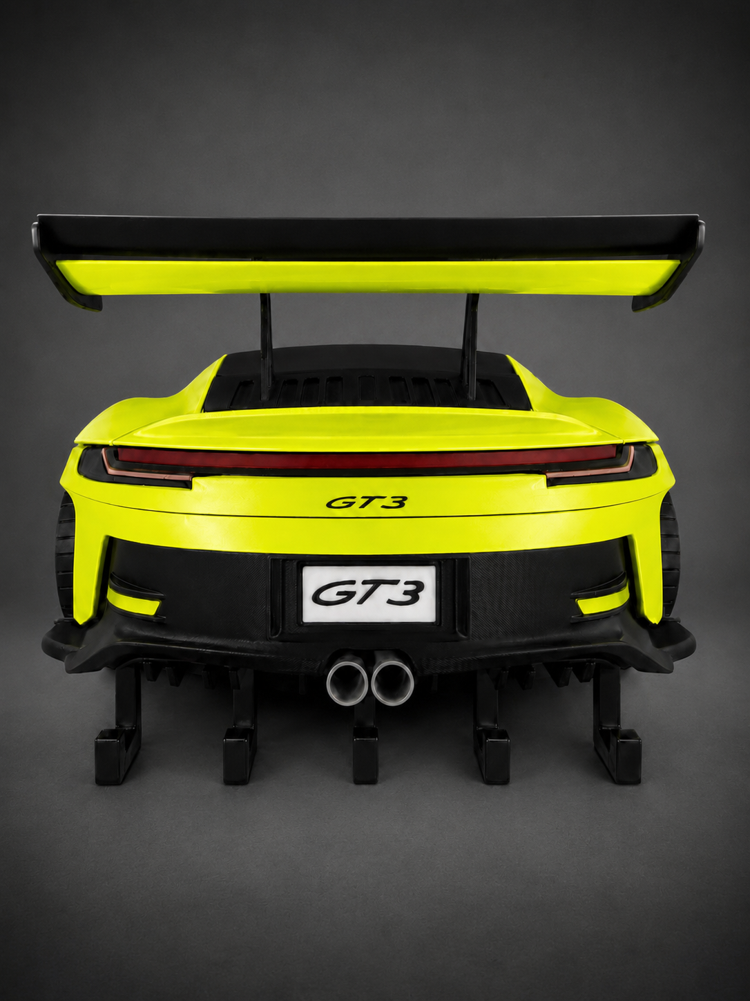 Inspired GT3 Rear-End Key Holder | Wall Mounted Key Organizer | Automotive Enthusiast Gift