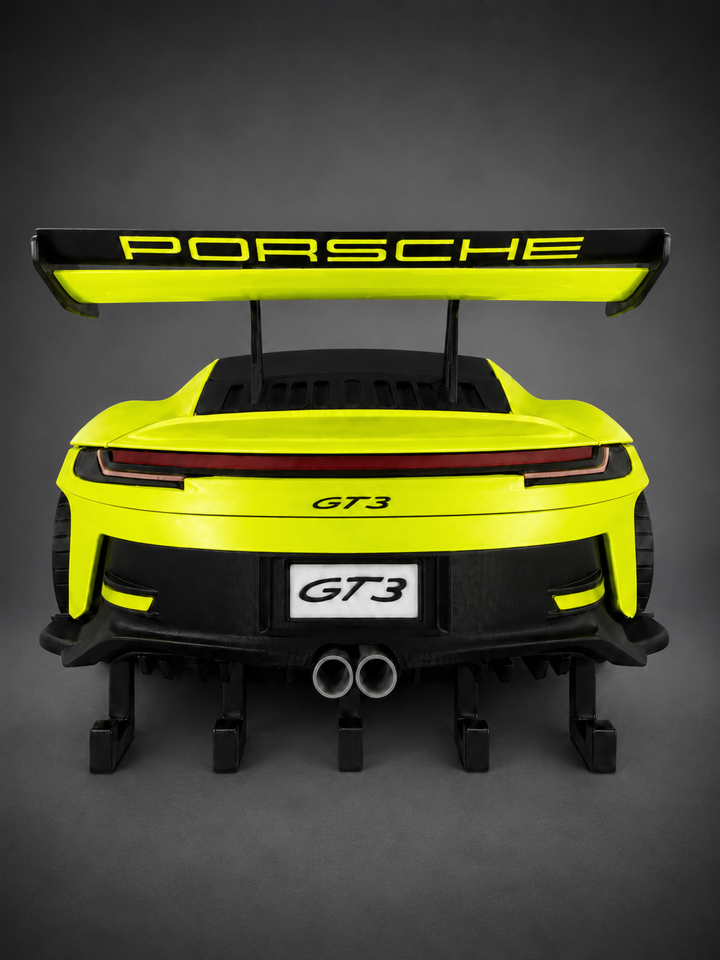 Porsche-Inspired GT3 Rear-End Key Holder | Wall Mounted Key Organizer | Automotive Enthusiast Gift