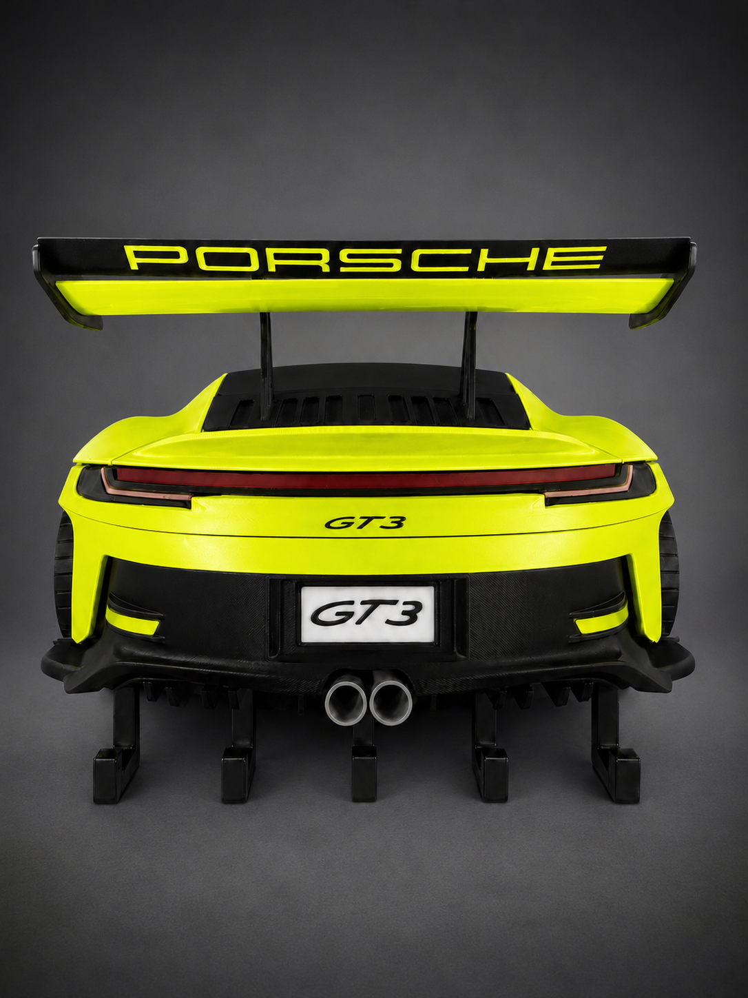 Porsche-Inspired GT3 Rear-End Key Holder | Wall Mounted Key Organizer | Automotive Enthusiast Gift