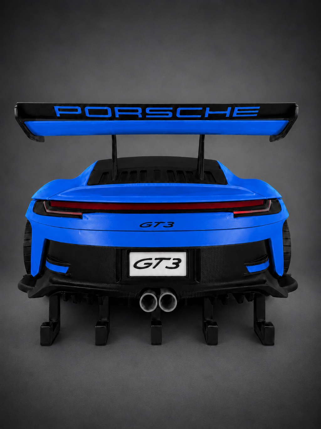 Porsche-Inspired GT3 Rear-End Key Holder | Wall Mounted Key Organizer | Automotive Enthusiast Gift