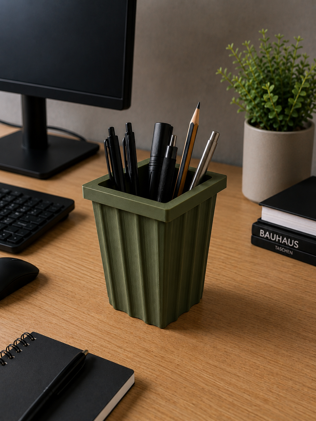 Modern Desk Organizer – Italian Design Pen & Pencil Holder