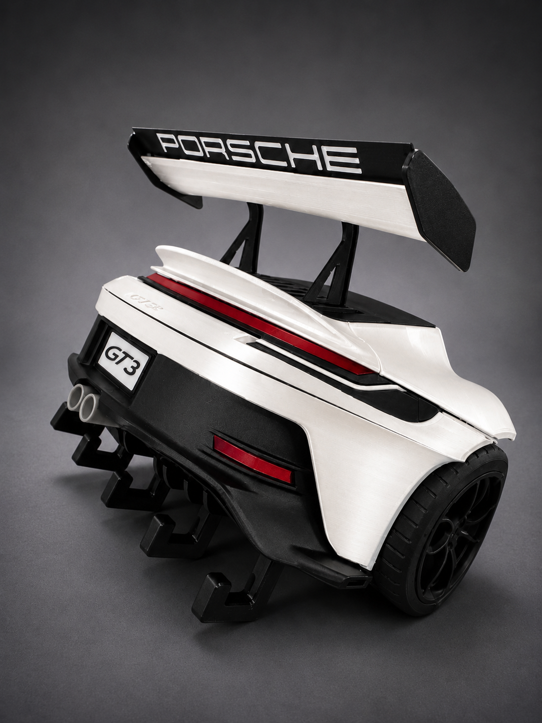 Porsche-Inspired GT3 Rear-End Key Holder | Wall Mounted Key Organizer | Automotive Enthusiast Gift