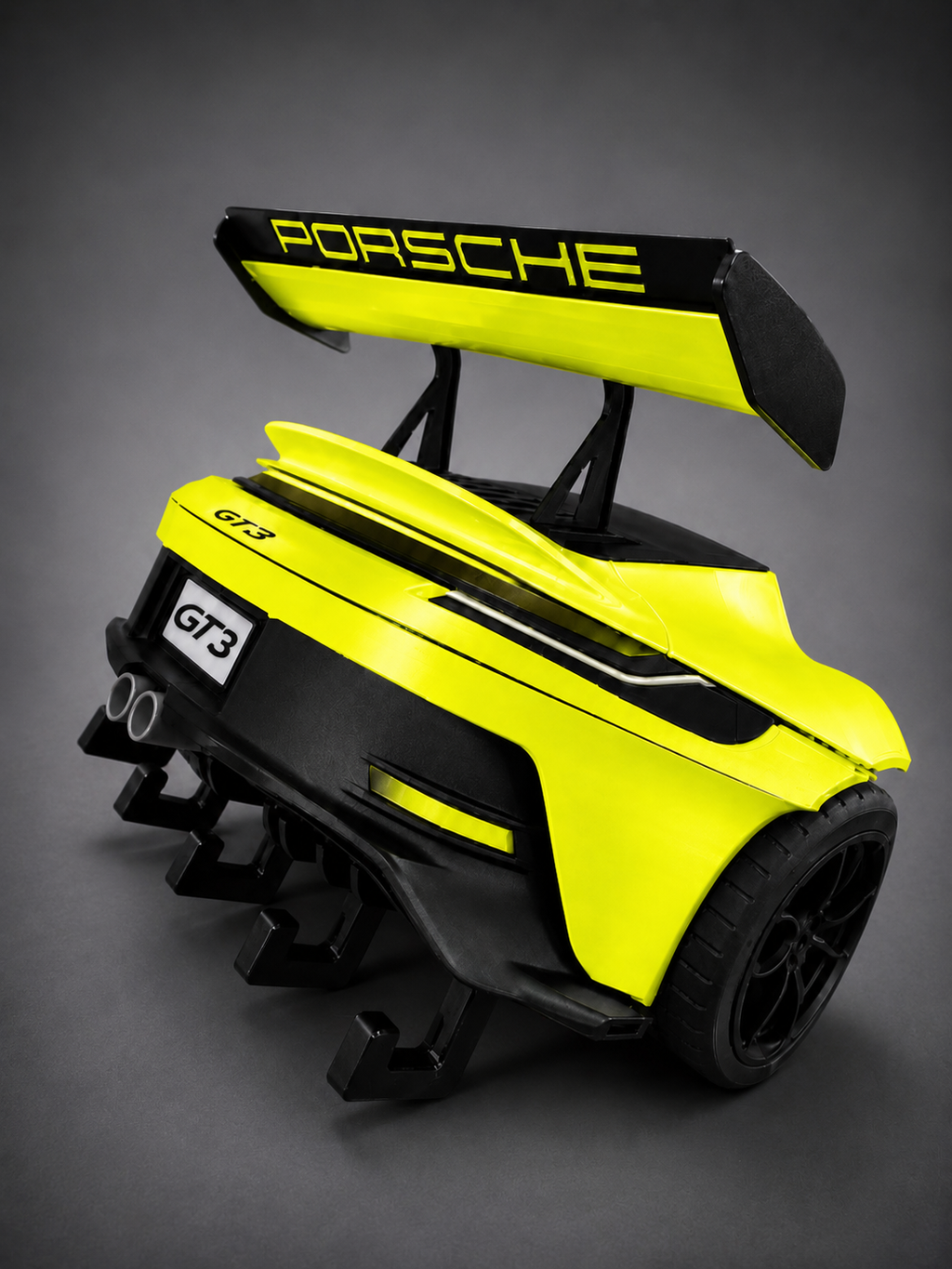 Porsche-Inspired GT3 Rear-End Key Holder | Wall Mounted Key Organizer | Automotive Enthusiast Gift