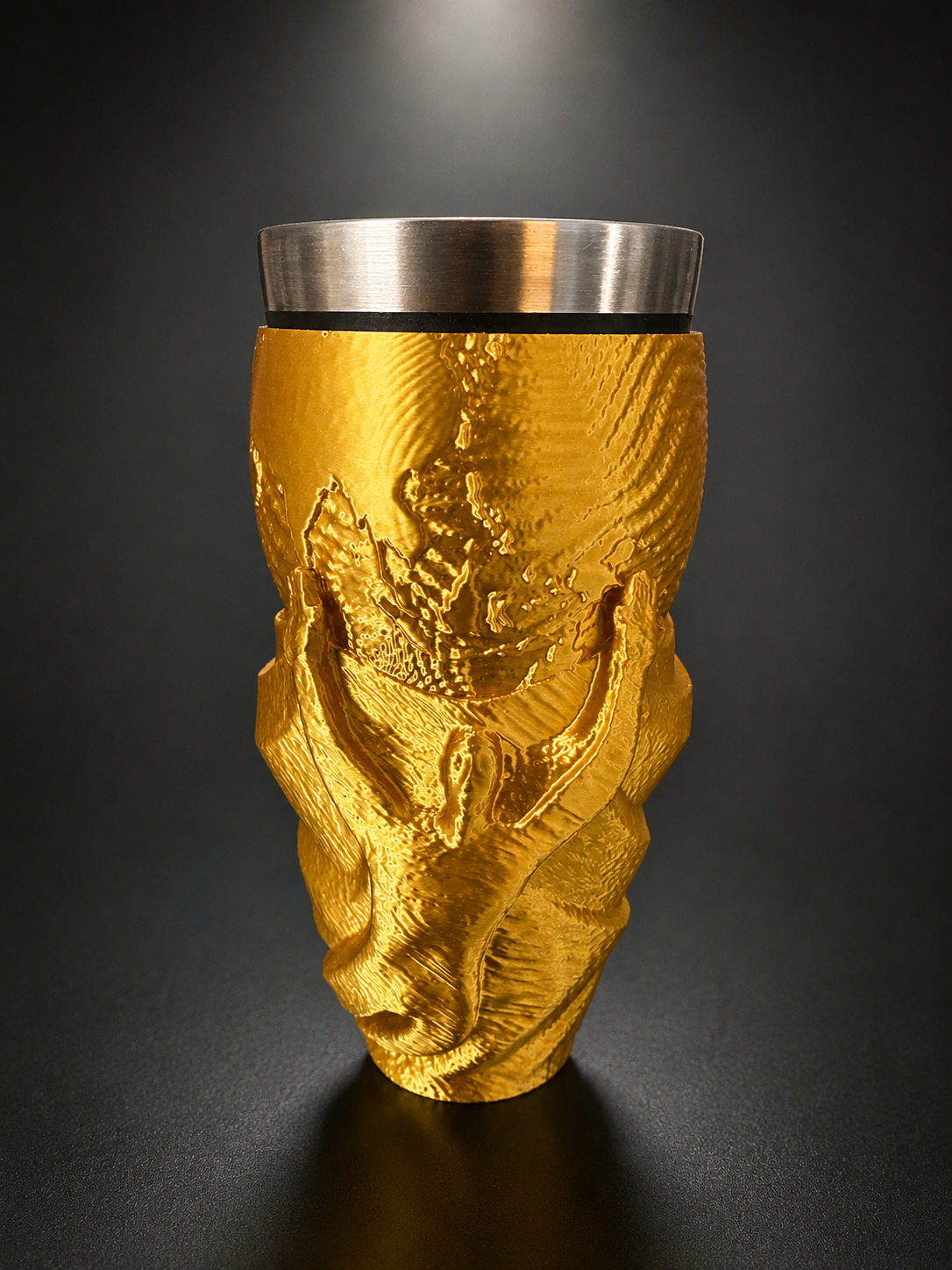 Championship Trophy Tumbler with Hidden Snack Compartment – Insulated 2-in-1 Drink Cup