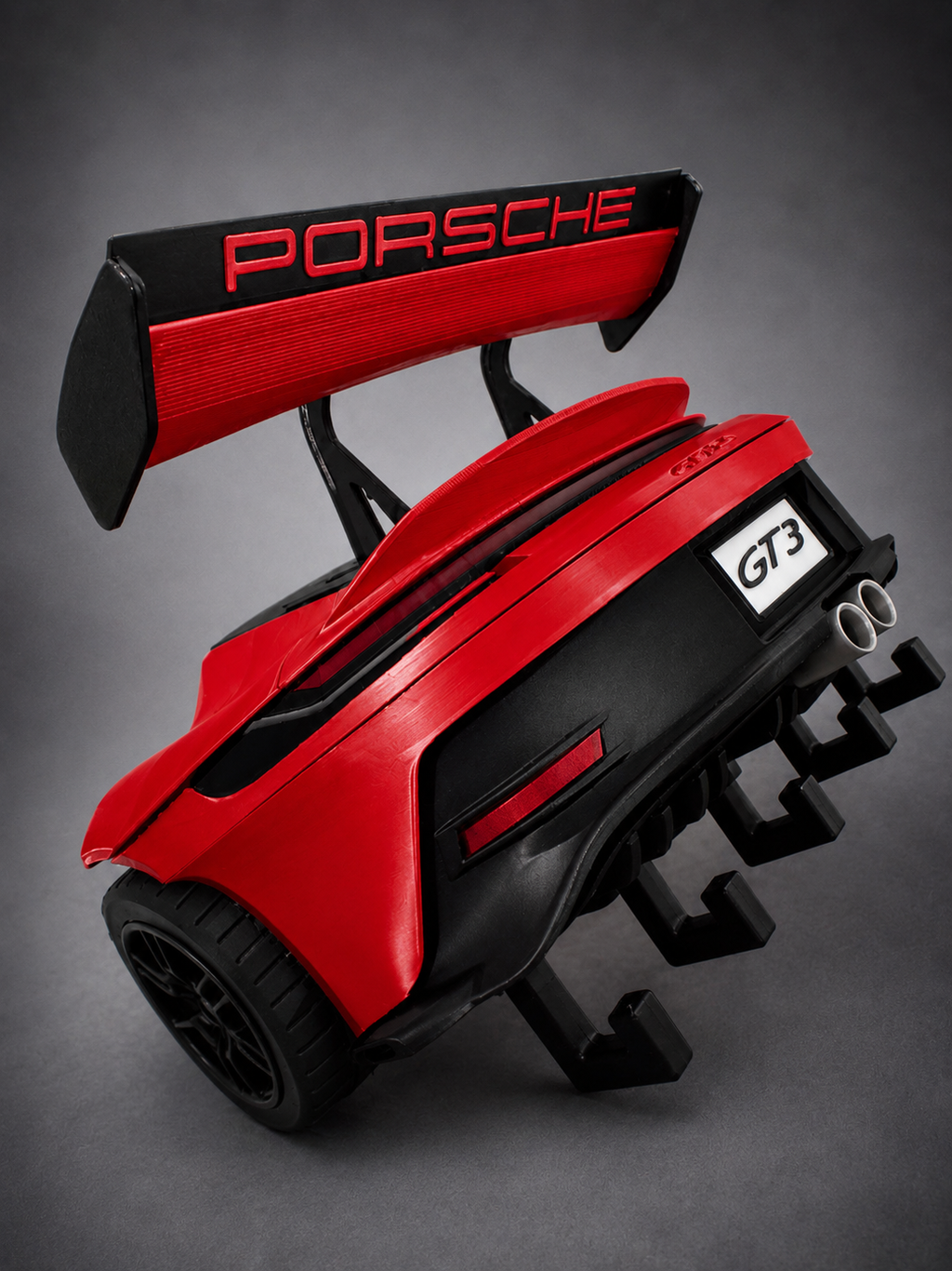 Porsche-Inspired GT3 Rear-End Key Holder | Wall Mounted Key Organizer | Automotive Enthusiast Gift