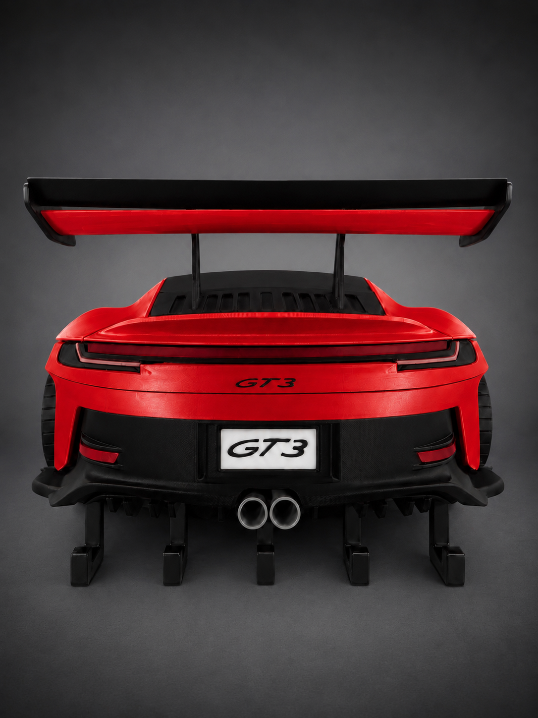 Inspired GT3 Rear-End Key Holder | Wall Mounted Key Organizer | Automotive Enthusiast Gift