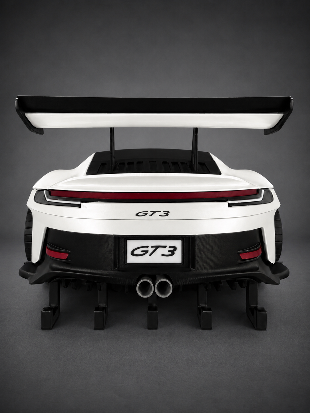Inspired GT3 Rear-End Key Holder | Wall Mounted Key Organizer | Automotive Enthusiast Gift