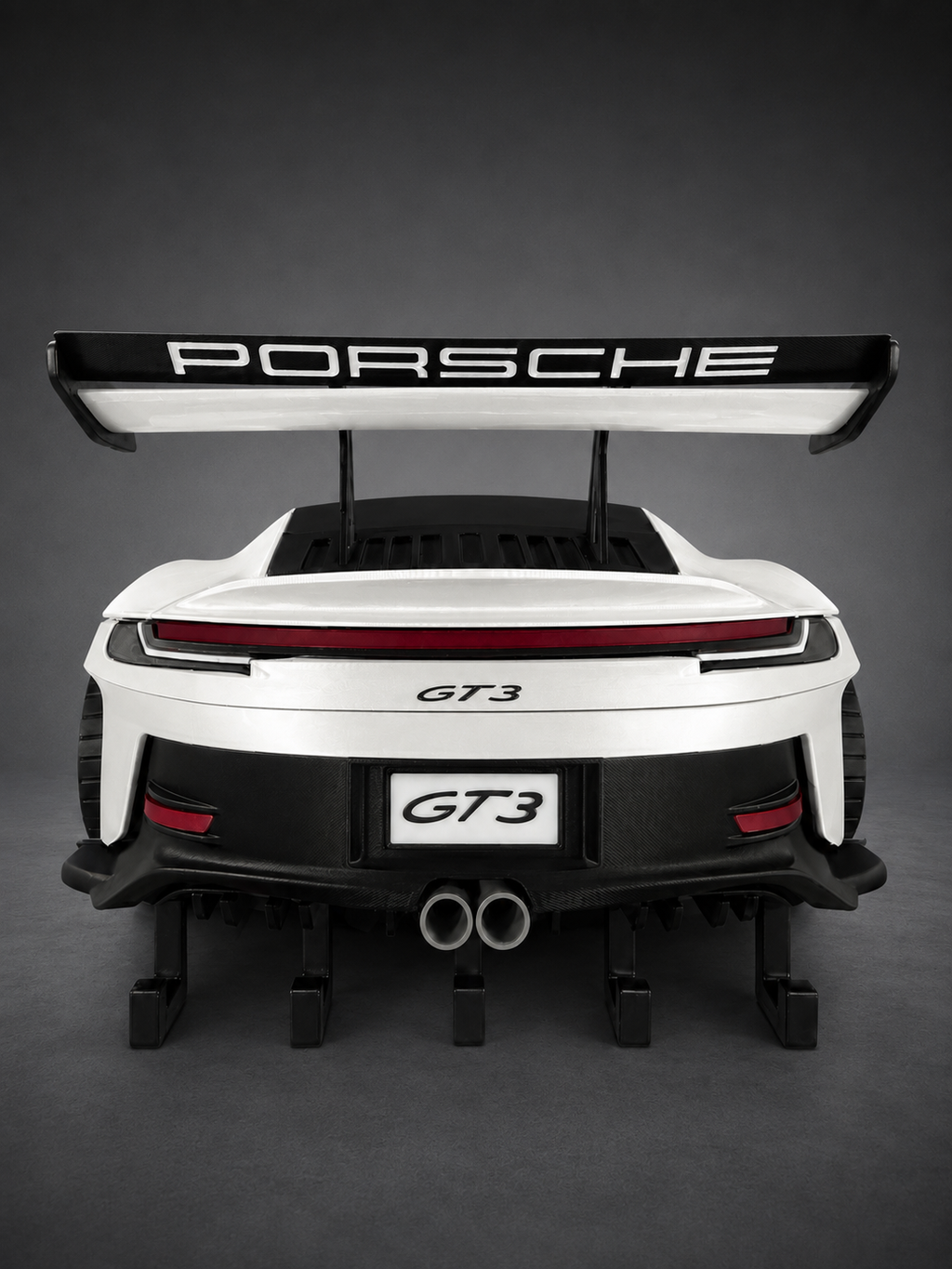 Porsche-Inspired GT3 Rear-End Key Holder | Wall Mounted Key Organizer | Automotive Enthusiast Gift