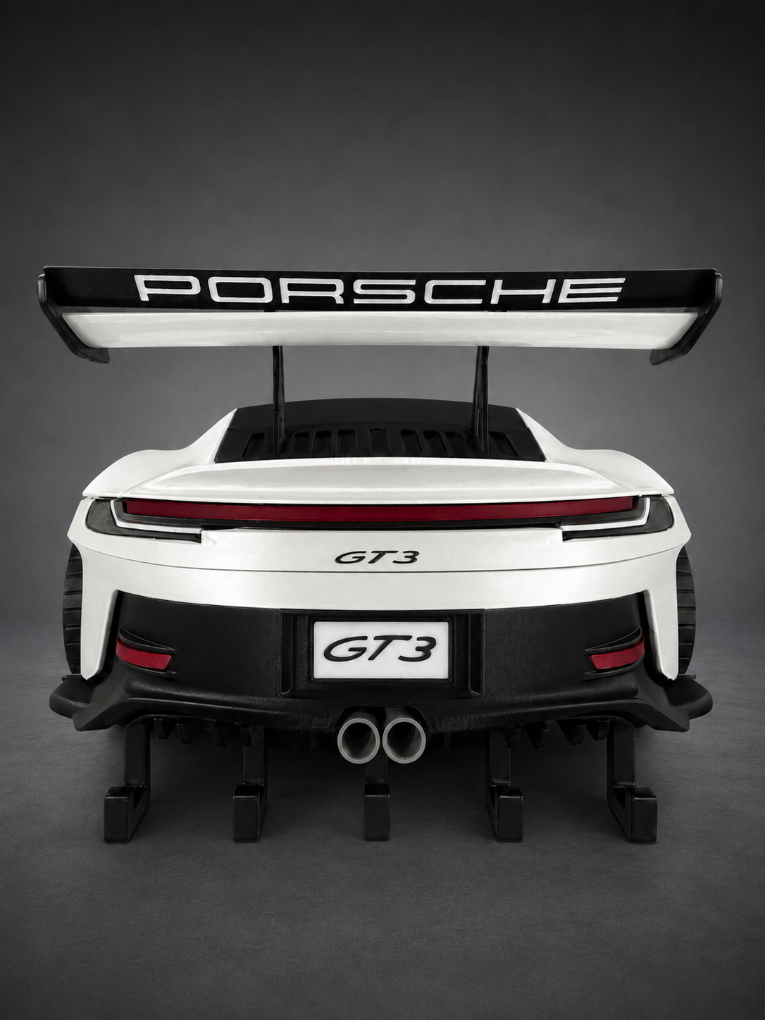 Porsche-Inspired GT3 Rear-End Key Holder | Wall Mounted Key Organizer | Automotive Enthusiast Gift