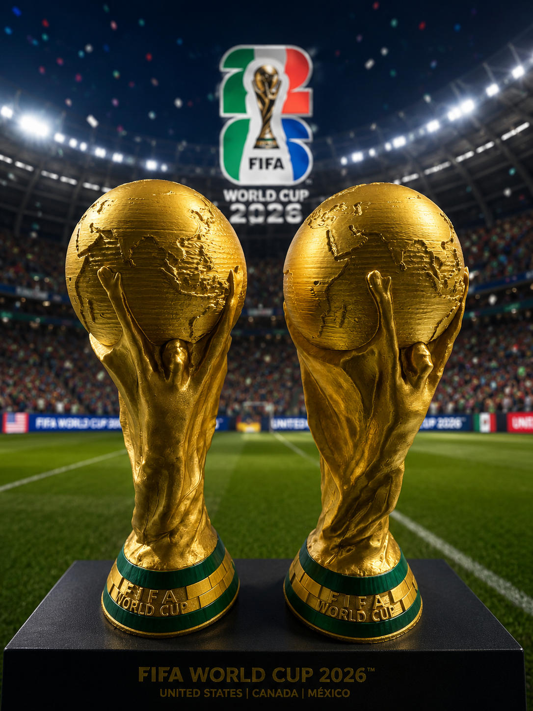 2026 Soccer Trophy Replica – 24cm Football Fan Collectible Decoration | World Championship Inspired Display Piece