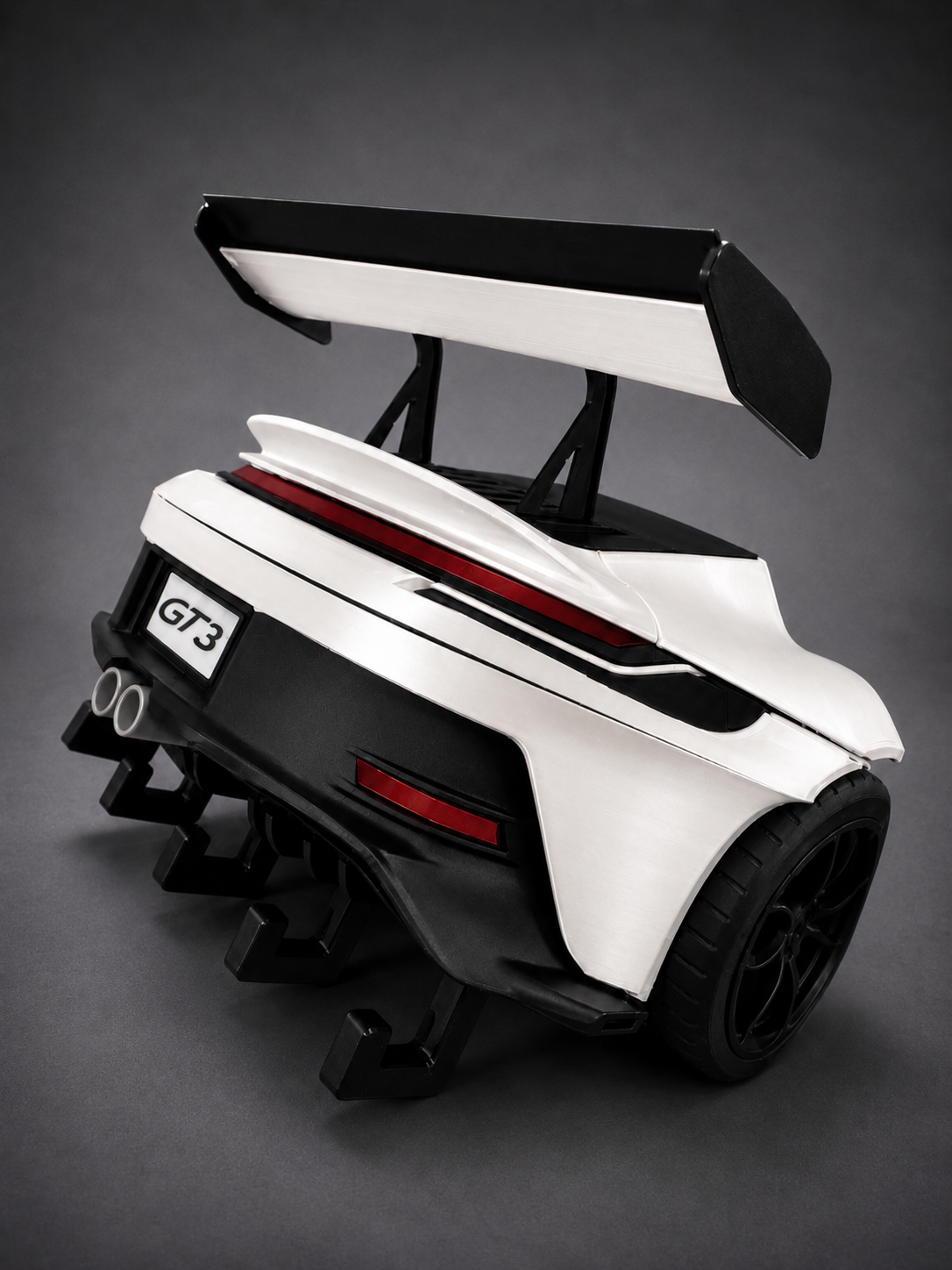 Inspired GT3 Rear-End Key Holder | Wall Mounted Key Organizer | Automotive Enthusiast Gift
