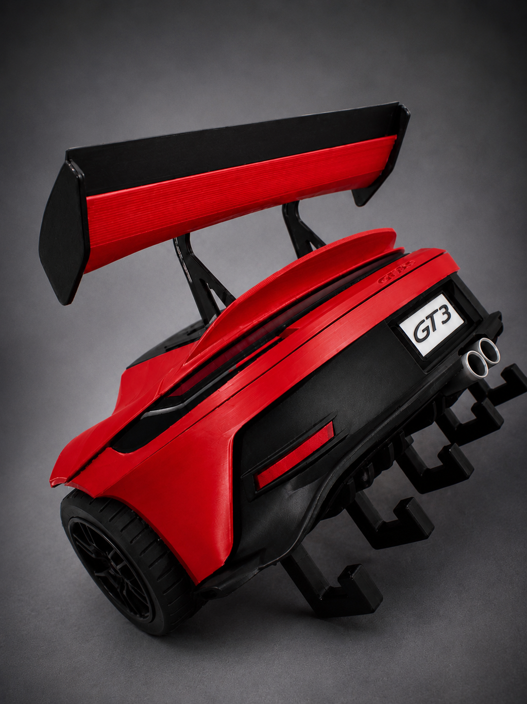 Inspired GT3 Rear-End Key Holder | Wall Mounted Key Organizer | Automotive Enthusiast Gift