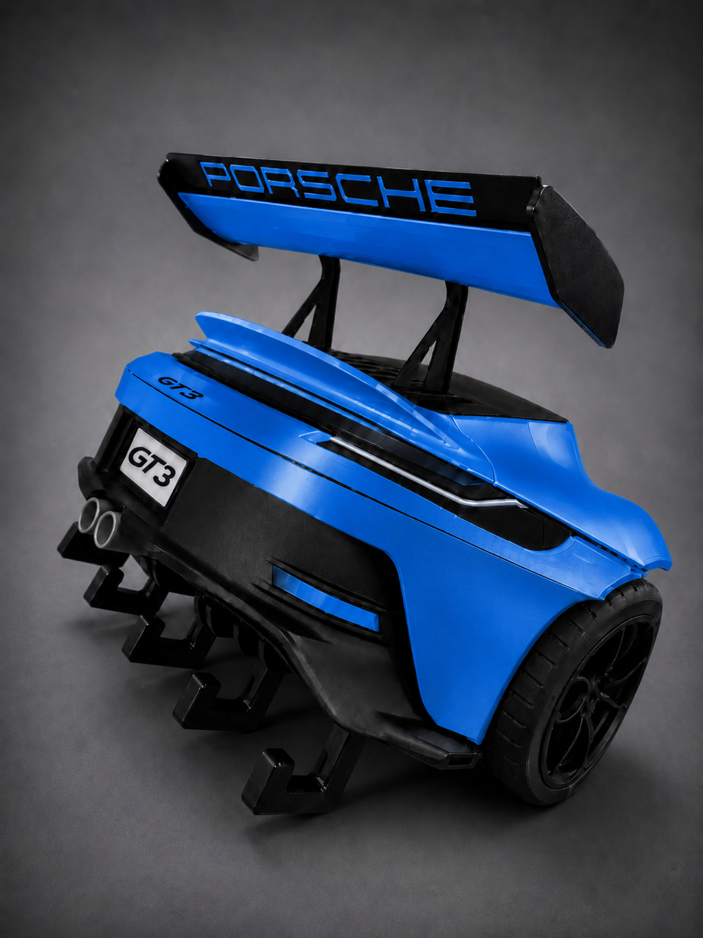 Porsche-Inspired GT3 Rear-End Key Holder | Wall Mounted Key Organizer | Automotive Enthusiast Gift