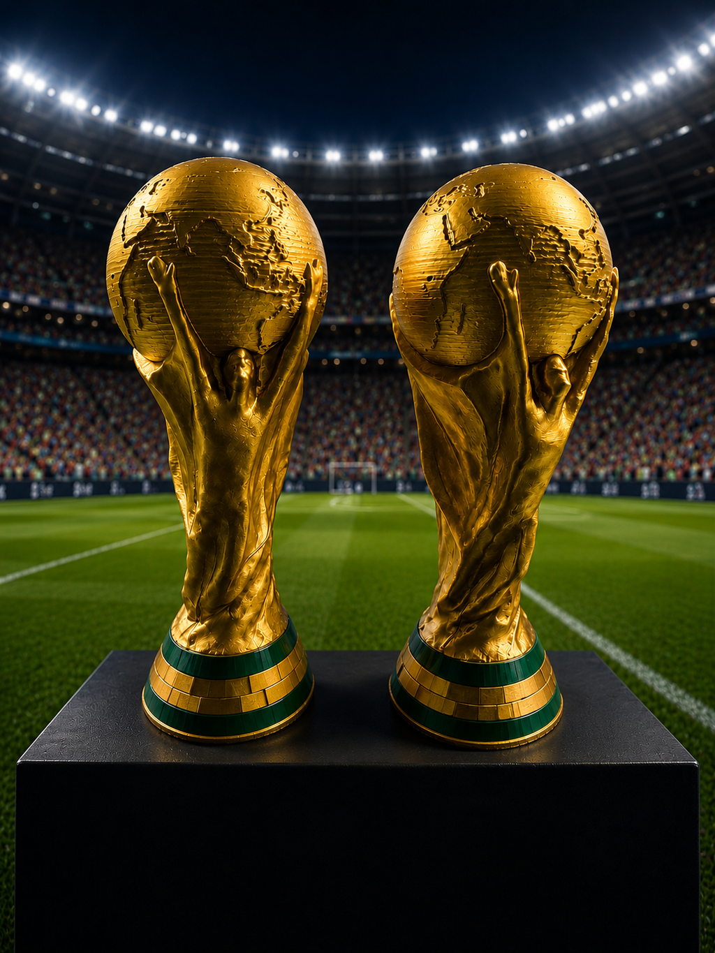 2026 Soccer Trophy Replica – 24cm Football Fan Collectible Decoration | World Championship Inspired Display Piece