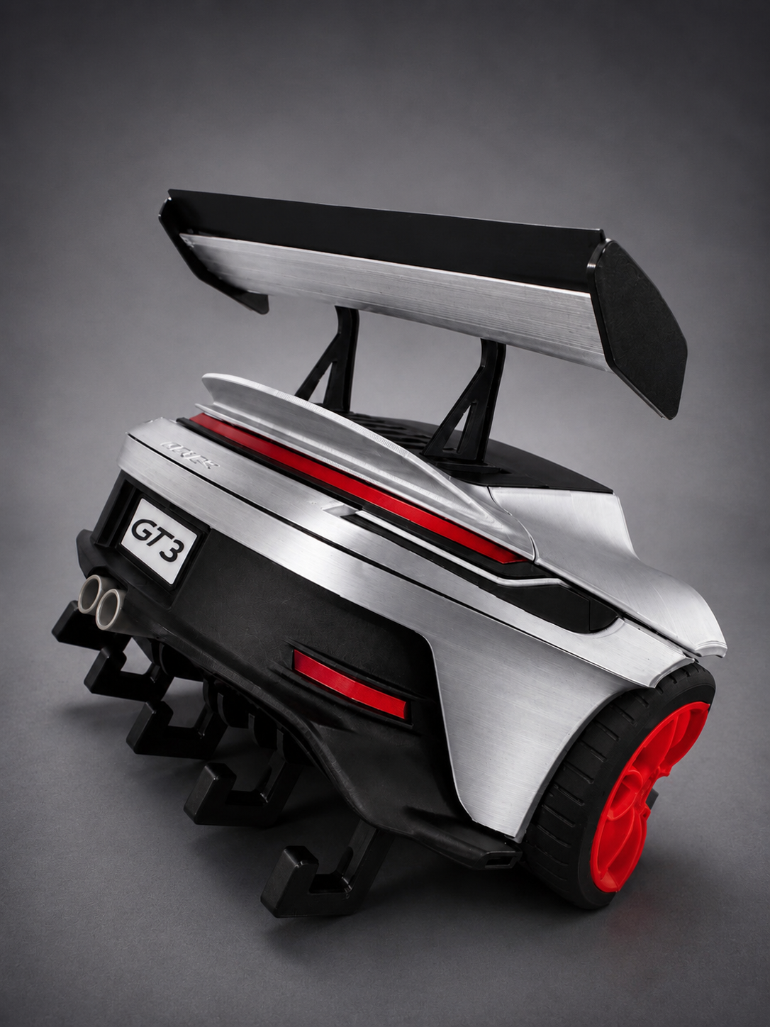 Inspired GT3 Rear-End Key Holder | Wall Mounted Key Organizer | Automotive Enthusiast Gift