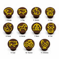 Farm Animal Stamp Set for Modeling Clay - 11 piece Set