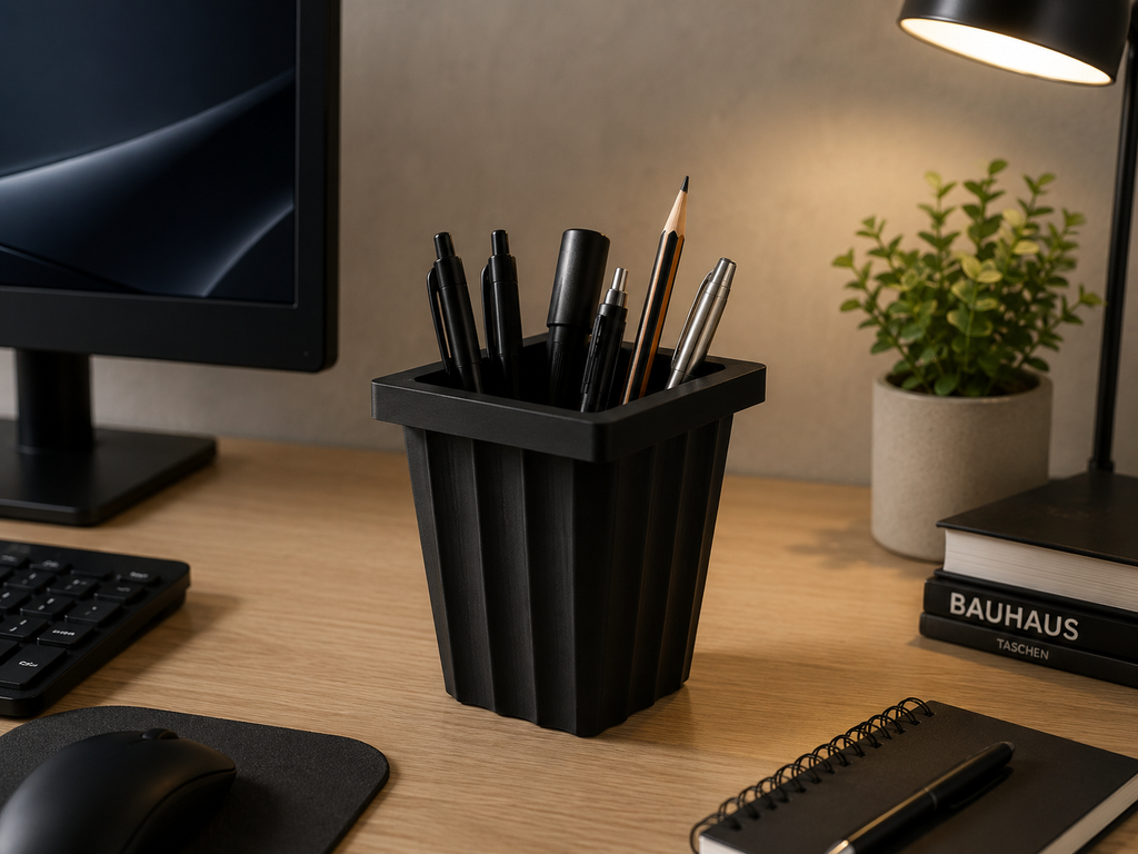 Modern Desk Organizer – Italian Design Pen & Pencil Holder