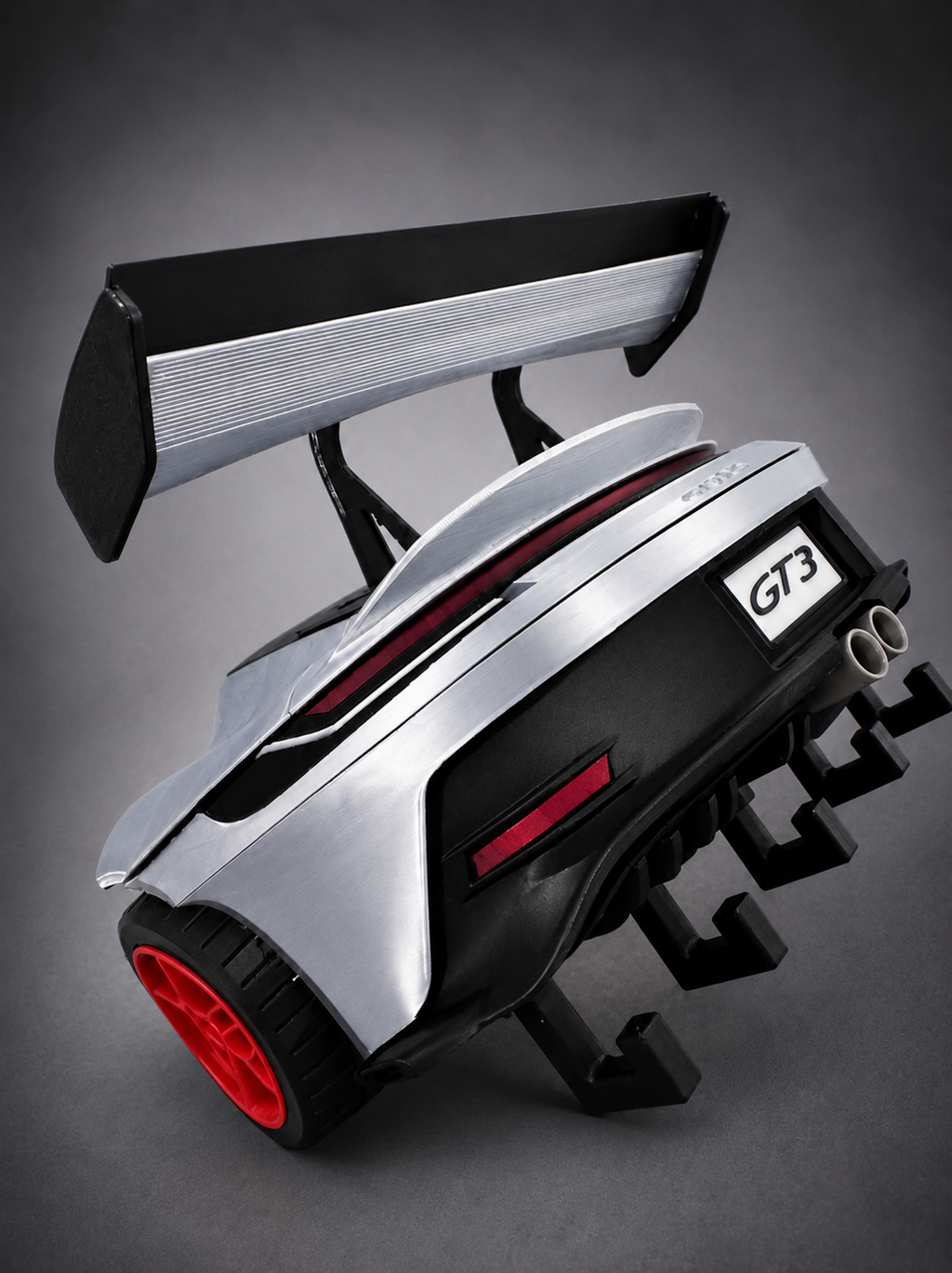 Inspired GT3 Rear-End Key Holder | Wall Mounted Key Organizer | Automotive Enthusiast Gift