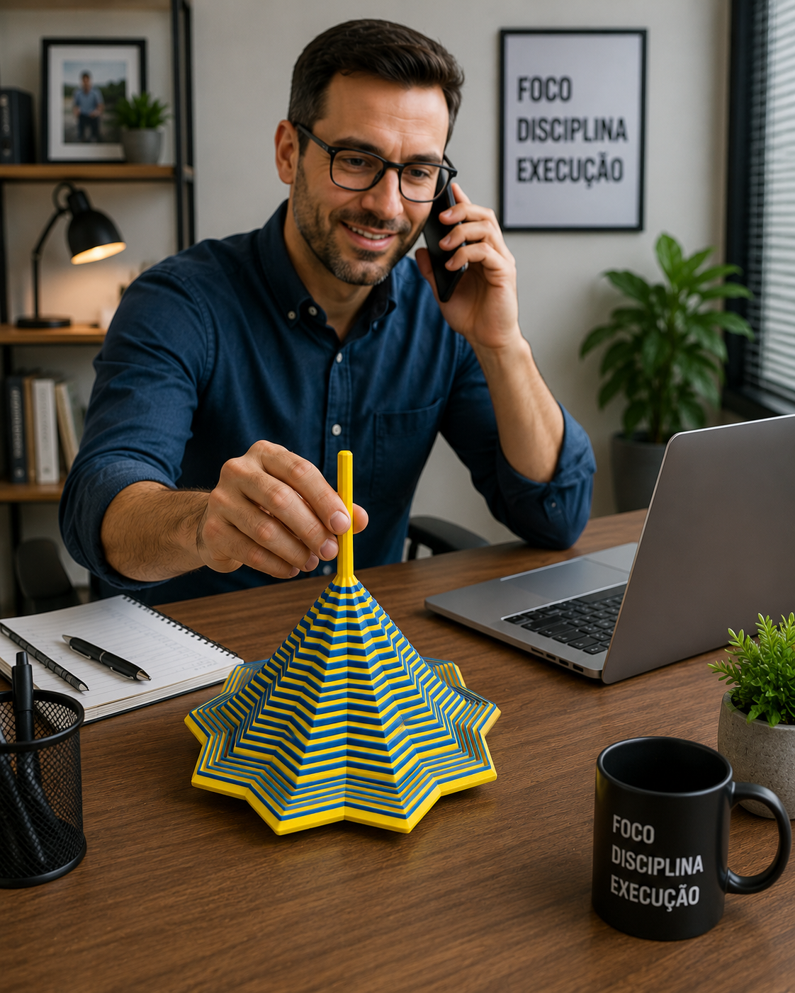 Spiral Focus Toy – Mesmerizing Desk Fidget Spinner