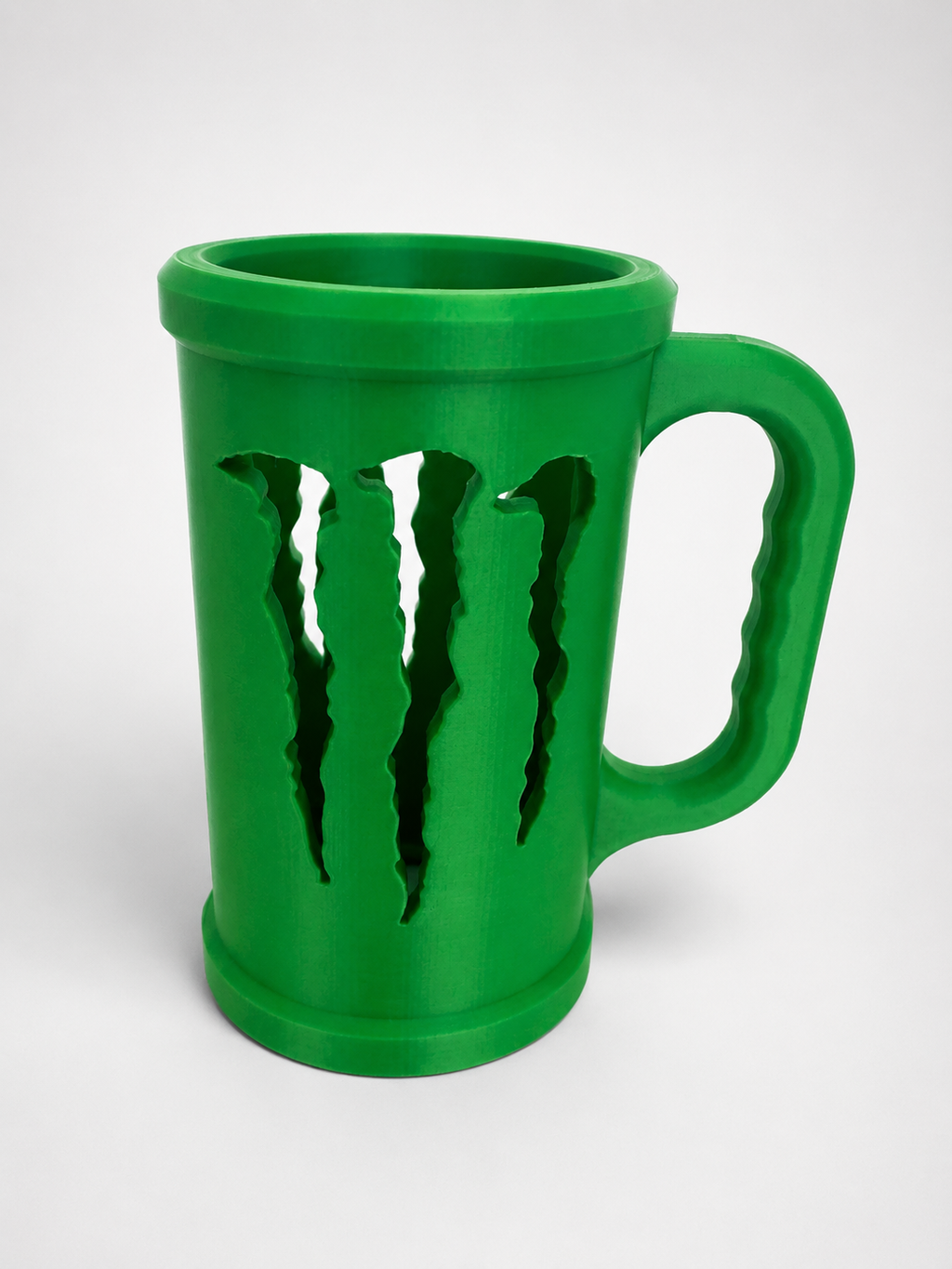 Monster-Inspired Energy Can Holder Mug – 3D Printed Energy Drink Sleeve | Custom Desk & Gaming Accessory