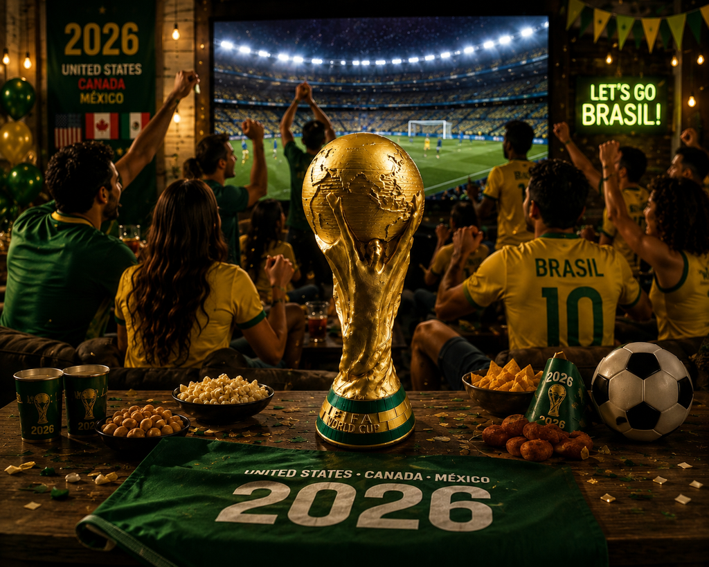 2026 Soccer Trophy Replica – 24cm Football Fan Collectible Decoration | World Championship Inspired Display Piece