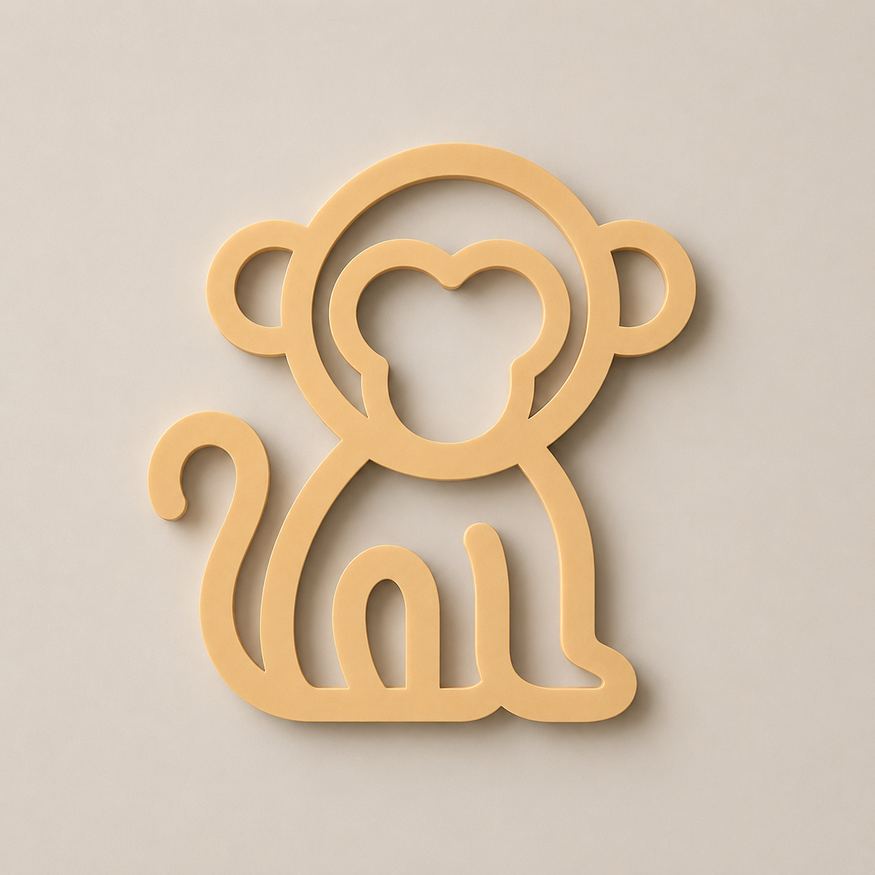 Safari Animal Wall Decor Set for Nursery – Monkey, Elephant, Giraffe & Lion Wall Art – Modern Baby Room Decoration – 4 Piece Animal Wall Accent Set