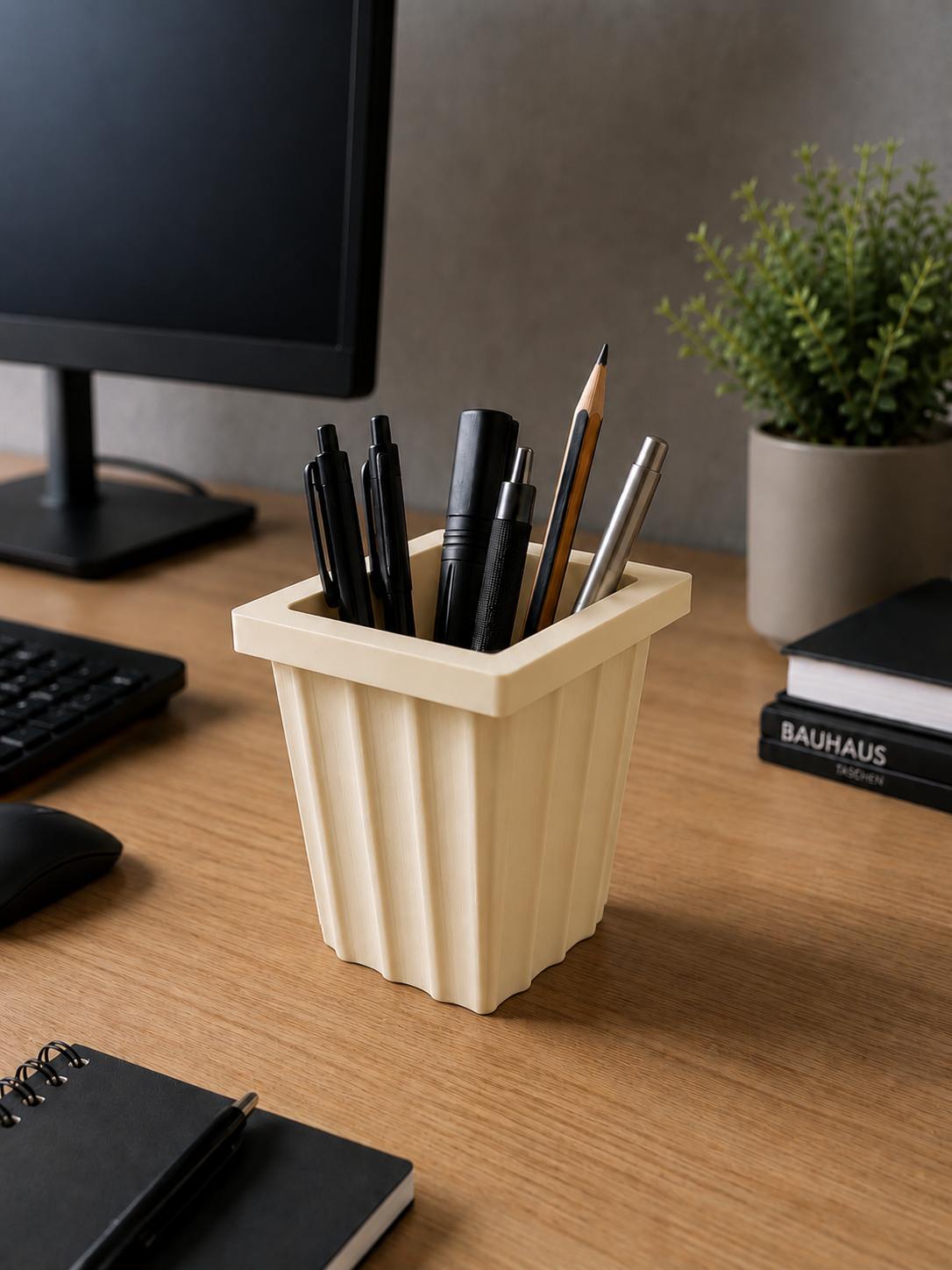 Modern Desk Organizer – Italian Design Pen & Pencil Holder