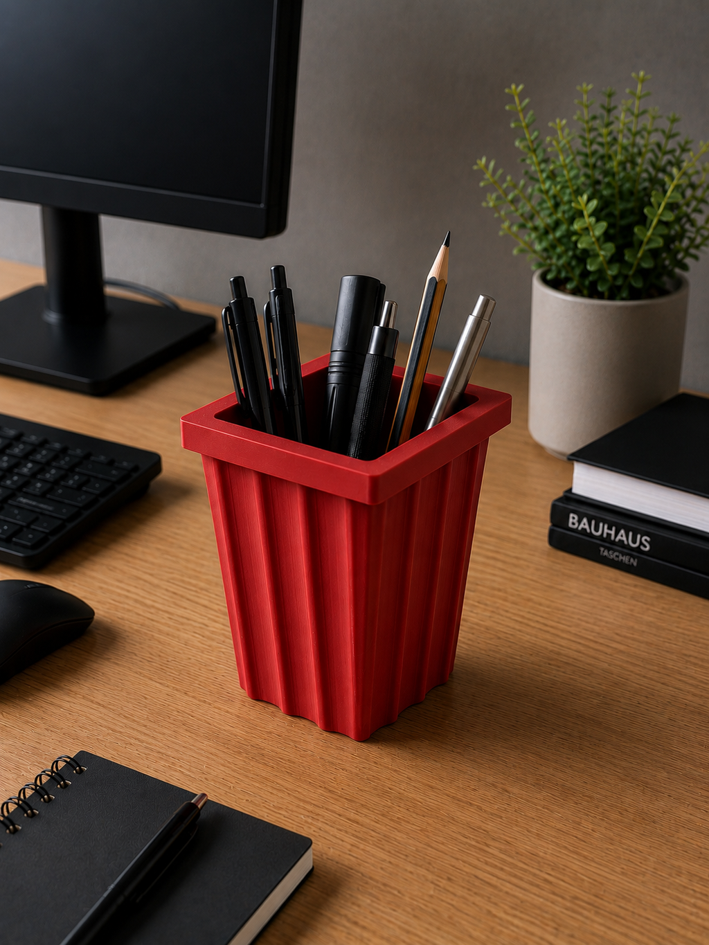 Modern Desk Organizer – Italian Design Pen & Pencil Holder