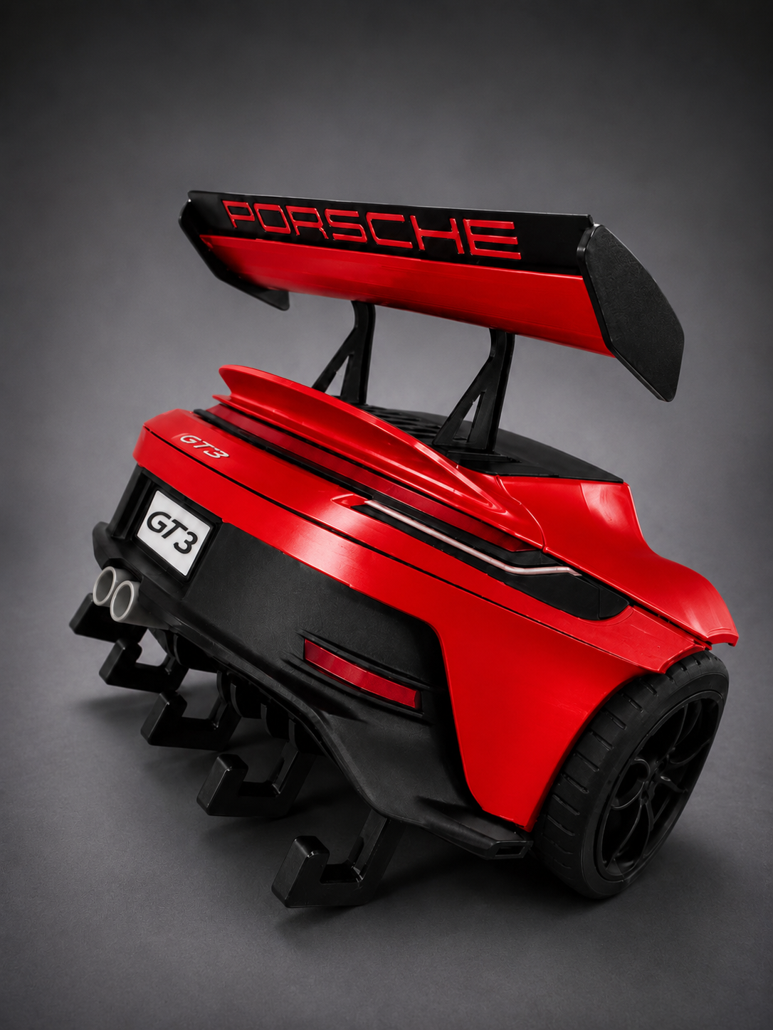 Porsche-Inspired GT3 Rear-End Key Holder | Wall Mounted Key Organizer | Automotive Enthusiast Gift