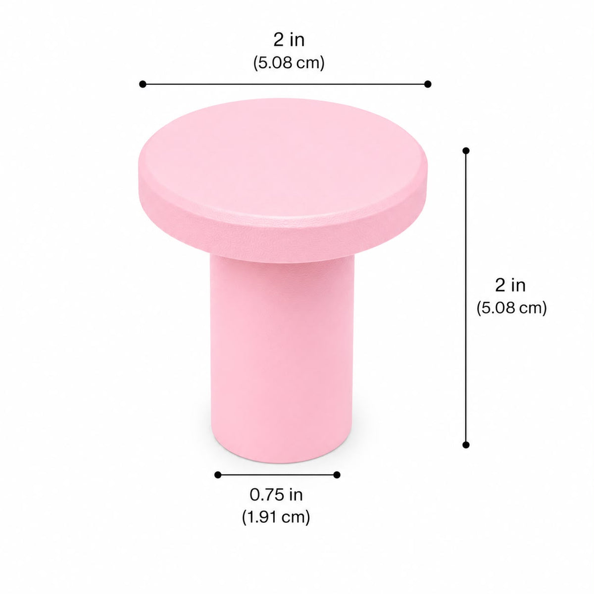 Set of 4 Modern Round Wall Hooks for Towels, Coats & Hats