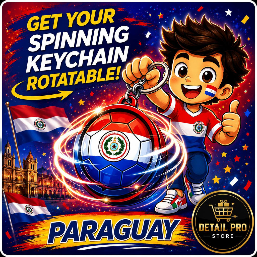 Spinning Soccer Keychain – 3D Printed Country Edition