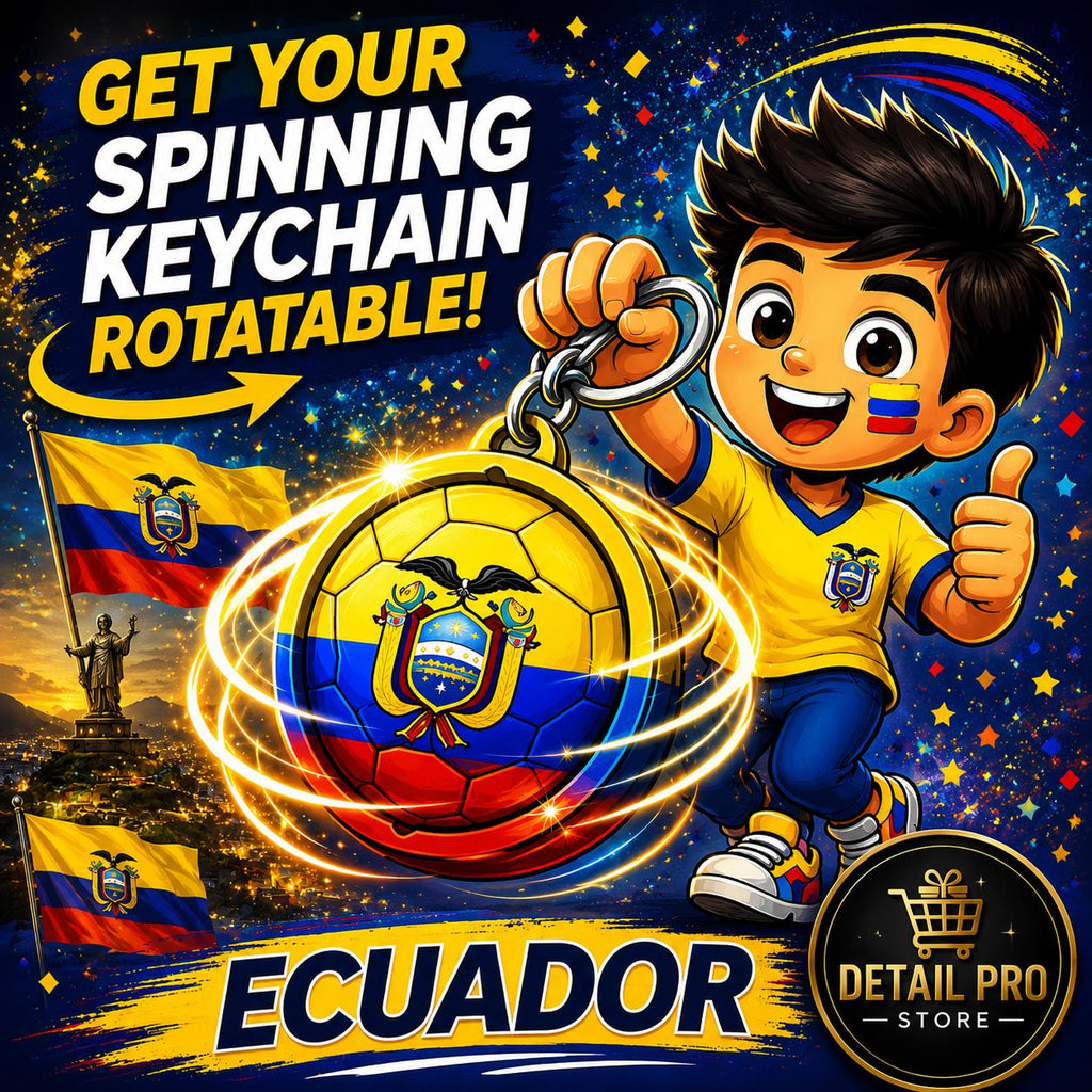Spinning Soccer Keychain – 3D Printed Country Edition
