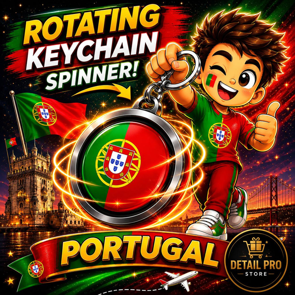 Spinning Soccer Keychain – 3D Printed Country Edition