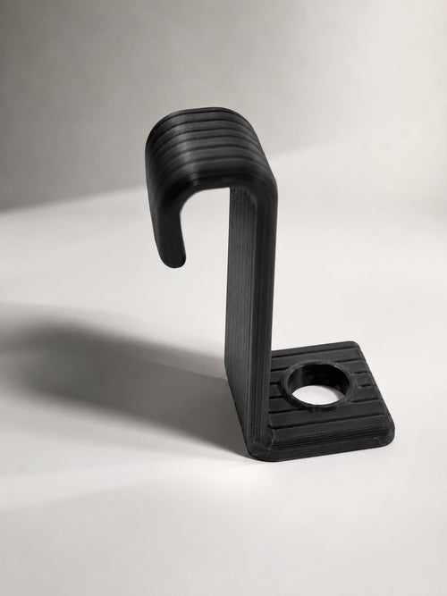 6-Pack Space-Saving Hanger Connector Hooks, Black and White