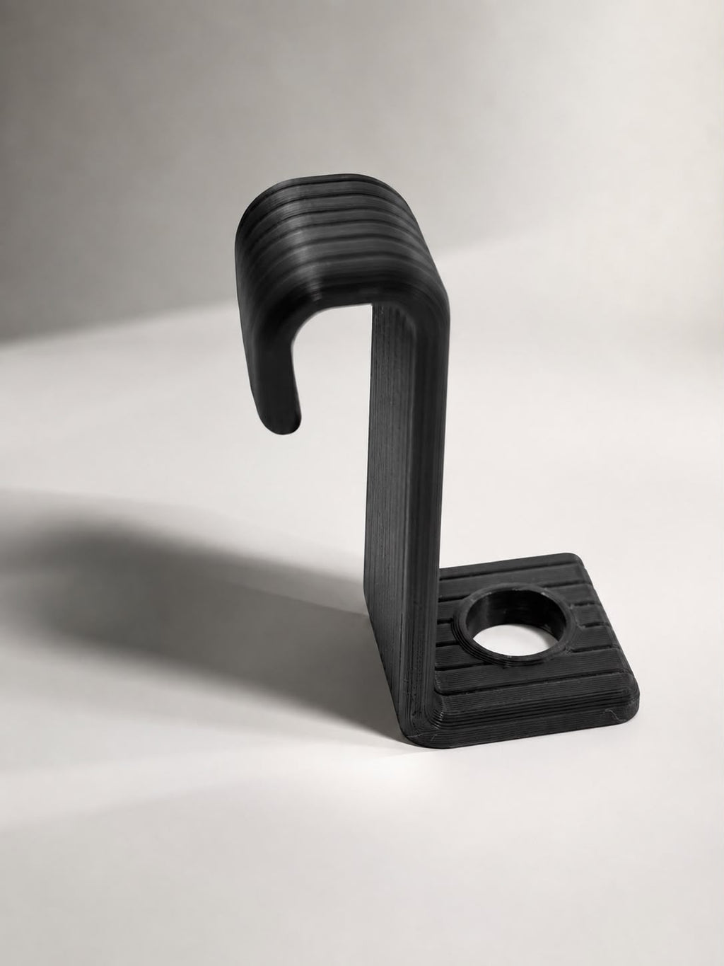 6-Pack Space-Saving Hanger Connector Hooks, Black and White