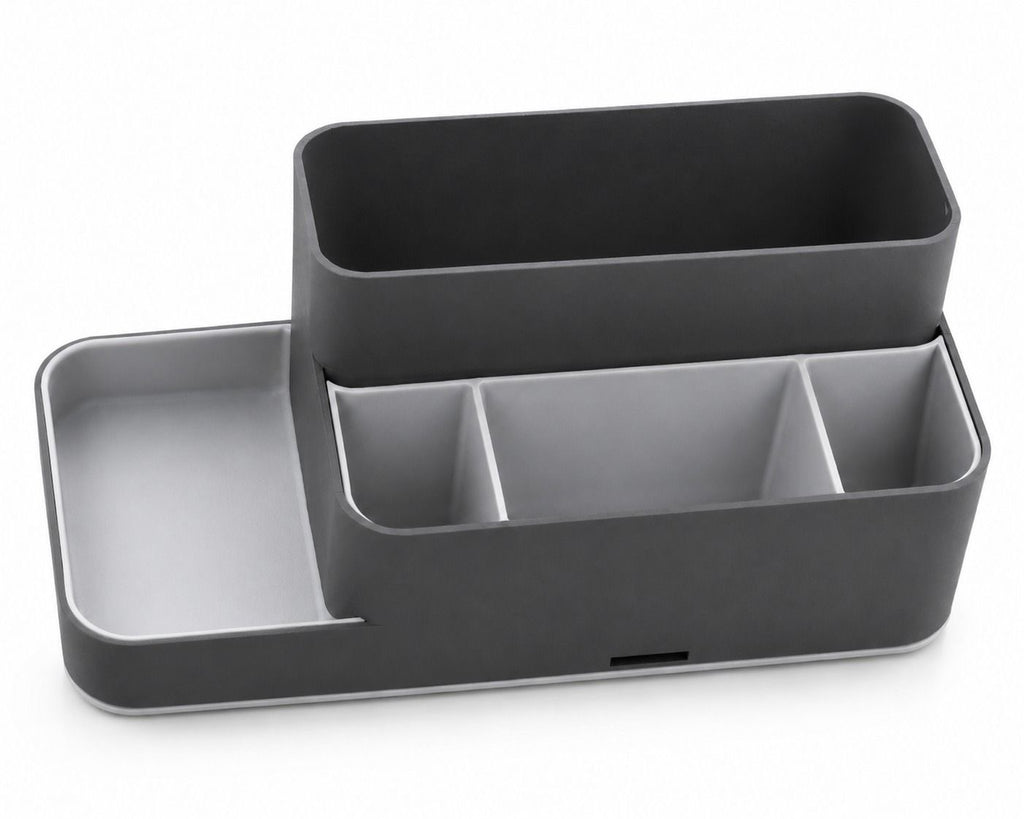 Cipriani™ Minimalist Bathroom Organizer – Luxury Italian Design Countertop Storage