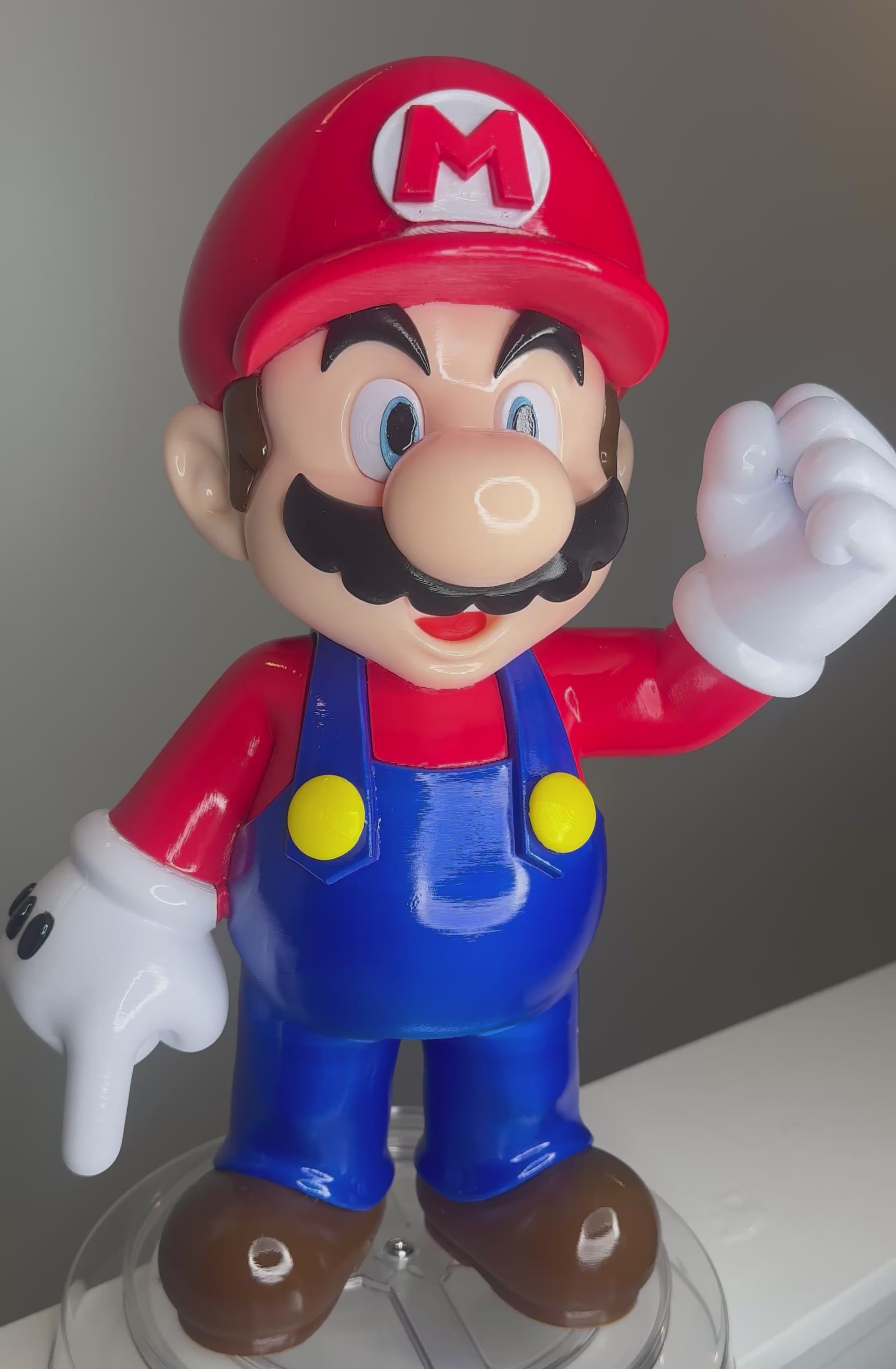 Classic Red Plumber Inspired Collectible Figure | 40 cm (15.7”) Display Statue | Home & Game Room Decor